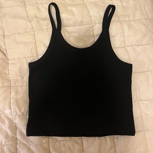 NWOT ARQ Cropped Tank Top in Black